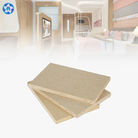 Panneaux de particules de bois brut à prix de gros, agglomérés non finis 12mm 16mm 18mm, surface lisse pour la fabrication d'armoires et de placards