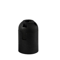 Support de lampe pour animaux de compagnie ZX Snap-Fit E27, en thermoplastique ignifuge, style à vis, noir/blanc/marron, certifié VDE/ENEC, 10 mm