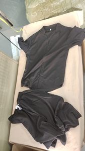 ชุดลำลองกีฬาผู้ชาย ไซส์ <span class=keywords><strong>M</strong></span>-4XL เสื้อยืดแขนสั้นทรงหลวมและกางเกงขายาว ชุดฤดูร้อนสำหรับนักเรียน กางเกงมีเชือกผูกและกระเป๋า - Product Image 1