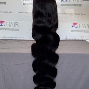 Cheveux brésiliens bruts non traités Remy pour perruque complète en dentelle, densité 200%, cuticules alignées, 100% cheveux humains pour femmes noires - Product Image 6