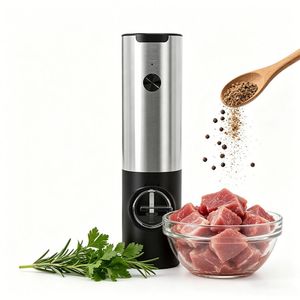 Pilas Eléctricas Automáticas para Pimienta y Sal para Exteriores, de Operación con una Sola Mano, para Parrillas de Barbacoa - Product Image 2
