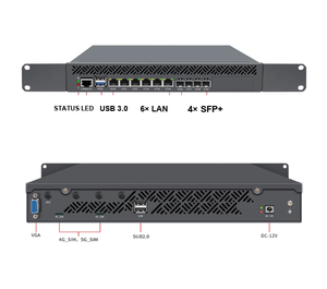 อุปกรณ์เครือข่ายไฟร์วอลล์ BKHD OTS 1310NP C3858 C3808 6 LAN 2 5G 4 10G SFP เราเตอร์เซิร์ฟเวอร์ - Product Image 1