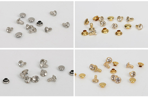 Rivets en laiton de haute qualité pour vêtements, ornés de strass et cristaux, disponibles en tailles personnalisées, vente en gros - Product Image 5