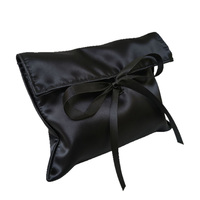 Sac à rabat en satin, sac de rangement personnalisé pour bijoux, sac anti-poussière en soie douce, sac d'emballage pour perruques, emballage personnalisé avec logo