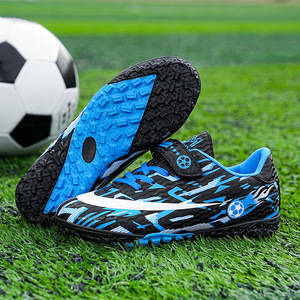 Nouvelles Chaussures de Football à Crochets pour Enfants, Crampons TF pour Gazon Artificiel, Crampons Longs/Courts pour Étudiants, Tige en Cuir, Semelle Antidérapante, Automne/Hiver - Product Image 2