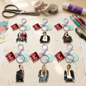 <span class=keywords><strong>KPOP</strong></span> 3 pièces/ensemble Katseye Animal Album Porte-clés en acrylique Breloque de sac Photo Daniela Yoonchae Sophia Accessoires Porte-clés Cadeaux pour fans - Product Image 1
