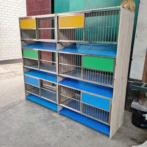 Gabbia di allevamento piccione in legno di alta qualità in acciaio inox accessori per piccioni - Product Image 2