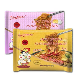 Sapore di pollo Halal arrosto caldo e sapore piccante cibo coreano camion Ramen spaghetti istantanei