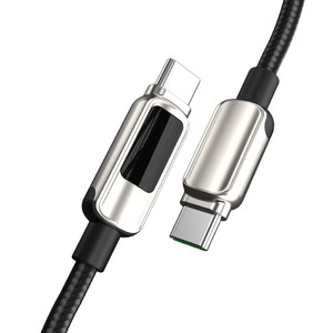 Câble de chargeur de téléphone <span class=keywords><strong>usbc</strong></span> 100w en alliage de zinc d'usine OEM - Product Image 2