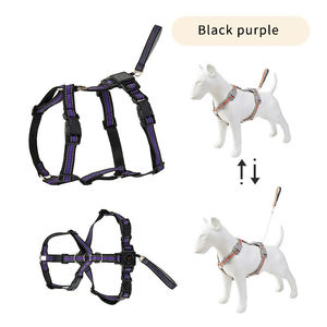 Tali kekang anjing dapat ditarik bebas kusut 360 ° pita poliester kuat & serat Aramid reflektif dapat disesuaikan tahan lama untuk penggunaan sehari-hari - Product Image 2