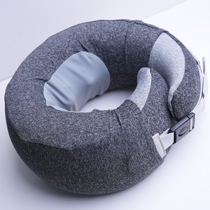 หมอนนวดรูปตัว U เครื่องนวดคอไฟฟ้าแบบชาร์จไฟได้สำหรับใช้ในบ้าน - Product Image 3