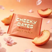 Sachets personnalisés à scellage arrière, finition brillante, résistants à l'humidité, pour emballage de snacks et bonbons