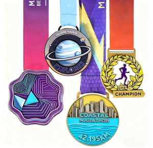 Colección personalizada Carnival Track Archery Souvenir Medalla British Wrestling Dragonboat Running Soccer Football Metal Sports Medallas - Product Image 2