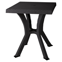 Ensemble de salle à manger classique de fabrication italienne en osier durable cadre en métal moderne pour l'extérieur meubles de jardin d'extérieur HORECA
