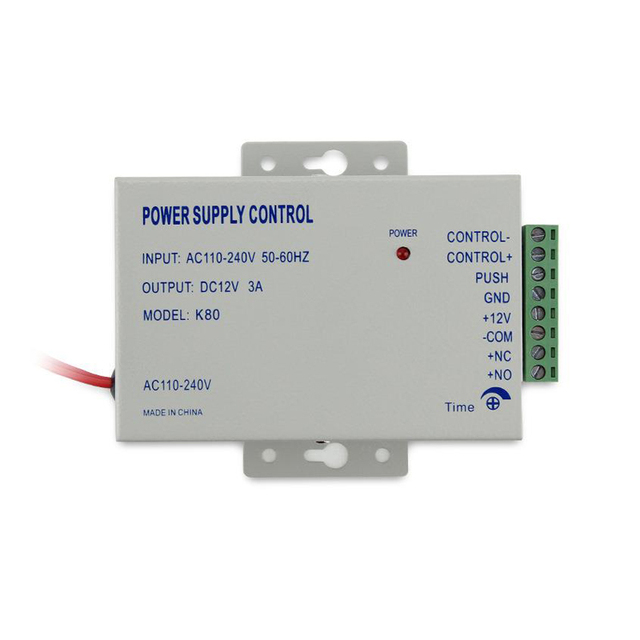 DC12V3A 110-240V 50-60HZ Input Access Control Power Supply Mini Switch Door Supply Adapter Converter System