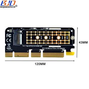 مبيع بالجملة من المصنع بطاقة محول محول PCI Express PCI-E 4X 8X 16X إلى gff <span class=keywords><strong>M</strong></span>.2 Key-<span class=keywords><strong>M</strong></span> B + <span class=keywords><strong>M</strong></span> mi NVME SSD - Product Image 4