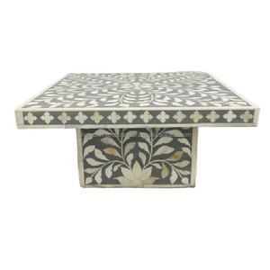 Indian Exporter Handmade Mother Of Pearl Bone Inlay Cake Stand For Bakers Royal Cake Stand Available At Competitive Price - Product Image 4