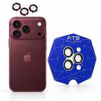 Protection d'objectif d'appareil photo en saphir personnalisée en gros pour iPhone 17 18 Pro Max Duo, film de protection d'objectif anti-explosion à couverture intégrale OEM