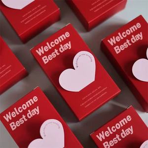 Caja de tarjetas de recuerdo de boda de gran oferta personalizada al por mayor con tarjeta de amor para dulces de boda y <span class=keywords><strong>chocolate</strong></span> - Product Image 6