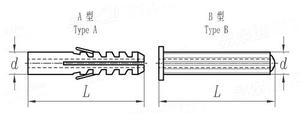 Chevilles murales en plastique de 6 mm, 8 mm, 10 mm avec tête fraisée, finition brillante, forte capacité, vis pour cloisons sèches pour la construction - Product Image 2