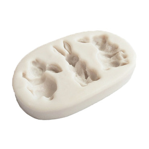 Phục sinh <span class=keywords><strong>Bunny</strong></span> Silicone bánh khuôn Silicone khuôn mẫu cho bánh trang trí bánh công cụ - Product Image 3