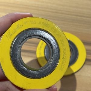 フレキシブルSS304 SS316ステンレス鋼グラファイトパッキング炭素繊維含浸<span class=keywords><strong>PTFE</strong></span>金属ガスケット最近人気 - Product Image 3