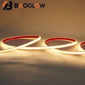 ไฟแถบ LED แบบ COB กันน้ำ IP67 สำหรับใช้ภายในและภายนอกอาคาร 296leds/m แสงสีวอร์มไวท์ สำหรับตกแต่งบ้าน ไฟแถบ LED แบบยืดหยุ่น COB - Product Image 4