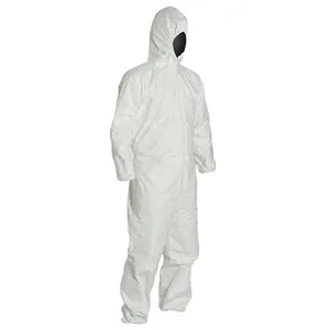 Disposable CE Certified Type 5 6 PPE CAT III Protective Coveralls Overalls