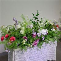 5D Kunstzijde Rozen Pioenroos Bloemenarrangement voor Bruiloft T-podium Gang Decoratie