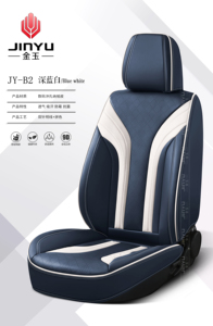 Venta Directa de Fábrica de Fundas de Asiento de Coche de Cuero Genuino de Diseño Nuevo en Varios Colores - Product Image 3