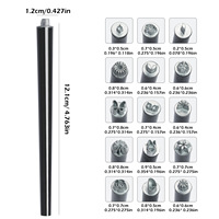 Nouveau Style 15 modèles haute définition Nail Art timbre stylos outils essentiels de tampon à ongles pour le fournisseur professionnel d'impression d'ongles