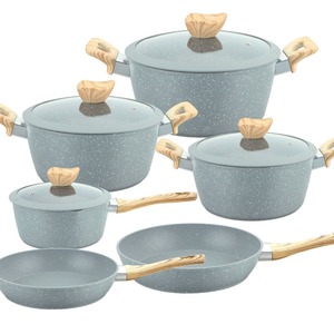<span class=keywords><strong>Set</strong></span> di Pentole e <span class=keywords><strong>Padelle</strong></span> da Cucina Bestseller, <span class=keywords><strong>Set</strong></span> di Pentole per Uso Domestico, Padella Antiaderente, Pentola per Latte e Zuppa, <span class=keywords><strong>Set</strong></span> Regalo di 10 Pezzi - Product Image 1