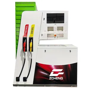 ZCHENG 브랜드 연료 디스펜서 충전 스테이션 2 개의 노즐 2024 신규 출시