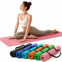Tapete de Yoga NBR Personalizado, Tapete de Ejercicio Extra Grueso para Entrenamiento Personalizado en Casa y Gimnasio