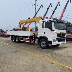 Trung Quốc thương hiệu HOWO 6x4/4x2 LHD/rhd 10 tấn cần cẩu di động với chỉ số thời điểm tải - Product Image 4