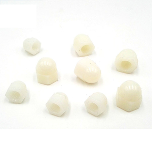 Nhà Máy Bán Hàng Trực Tiếp Trắng <span class=keywords><strong>Nylon</strong></span> Hex Acorn <span class=keywords><strong>Nylon</strong></span> Nhựa Vòng Dome Hình Lục Giác Bảo Vệ Các Loại Hạt Axit Và Kháng Kiềm Các Loại Hạt - Product Image 3
