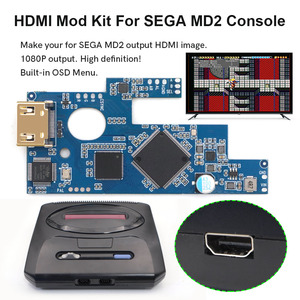 Hispeedido para <span class=keywords><strong>SEGA</strong></span> <span class=keywords><strong>MD2</strong></span>, Kit MOD Compatible con HDMI, Salida de TV 1080P con Relación de Aspecto 3:1, Ajusta el Color - Product Image 1