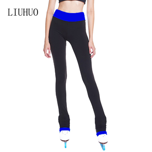 LIUHUO <span class=keywords><strong>Pantaloni</strong></span> Aderenti Invernali per Allenamento di Pattinaggio Artistico per Bambine - Product Image 4
