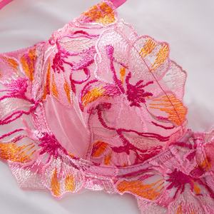 2026 Populaire <span class=keywords><strong>Sex</strong></span> Lingerie Set Van Hoge Kwaliteit Pure Sensuele Vrouwen, Prachtig Borduurwerk, Sexy Doorzichtige Bh - Product Image 4