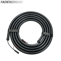 Lampu Tali Neon Silikon Hitam D22 360 Derajat Bersertifikasi UKCA RoHS CE FCC RGBIC Dapat Mengubah Warna untuk Bar, DJ, Panggung, Pesta