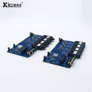 Convertidor de Medios de Fibra Óptica XICOM, 4 Fibras 2 Eléctricas, 20 km, Interfaz SC, Placa PCBA, Opción de Fibra Simple o Doble - Product Image 2