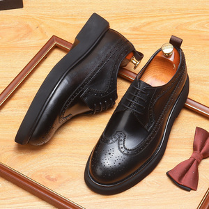Zapatos de Cordones para Hombre Hechos a Mano de Alta Calidad, de Cuero Genuino, Clásicos, de Moda, para Negocios, en Verde y Negro, Personalizables, Ligeros, para Boda - Product Image 4