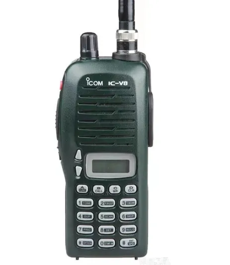 Wholesale IC-V8 Ic-V82 Ic-V85 VHF Radio 5.5W Walkie Talkie,Set Built-in VOX function Handheld Two Way Radio ,made in Japan