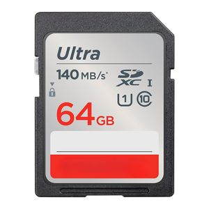 Carte Ultra SDXC UHS-I 64 Go avec adaptateur, classe 10, haute performance - Product Image 1