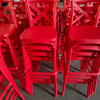 Chaise en plastique Chiavari à dossier croisé, prix d'usine en gros, pour mariages, événements, hôtels, banquets, salles à manger, parcs et bars