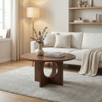 Table basse portable en bois massif, moderne et durable, pour salon, meubles de maison