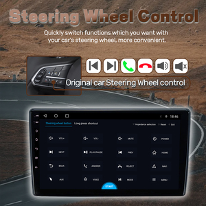 Autoradio Android <span class=keywords><strong>9</strong></span> pouces pour GMC Yukon 2007-2012 Quad Core 2 Go + 64 Go CarPlay sans fil Navigation GPS Multimédia - Product Image 4