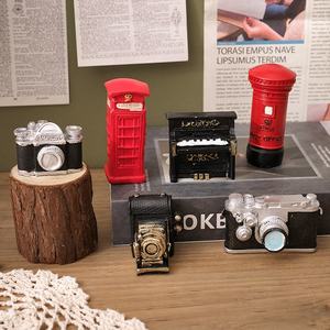 Artesanía de resina ecológica <span class=keywords><strong>Vintage</strong></span>, <span class=keywords><strong>Mini</strong></span> personajes navideños para microescena de paisaje para decoración de habitaciones, accesorios de fotografía - Product Image 3