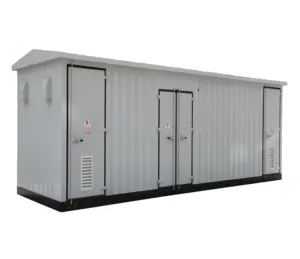 Outdoor Power Transformer Substation 15/0.4KV 1250KVA electrical substation compact transformer substation 11kv 35kv