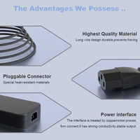 Cargador de Repuesto de Alta Calidad de 280W 20V 14A 3 Pines para Portátil MSI, Adaptador de Corriente Eléctrica con Función PD y Puerto DC